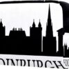 Toiletry Bag Cosmetic Travel Makeup Organizer Wash Bag Pouch with Zipper Edinburgh Skyline for Travel Accessories Essentials