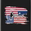 Vintage America Liberia Liberian Flag Passport Holder Cover for Travel Novelty PU Leather Wallet Case Protector with Card Slots for Family Women Men