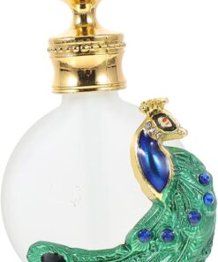 balacoo 2pcs Middle Eastern Perfume Bottle Difusor Para Casa Air Fittings Decorative Spray Bottles Mini Spray Bottles Mini Diffuser for Essential Oils Dubai Glass Desktop Travel, Greenx2pcs