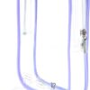 1 Qt Clear TSA Approved Liquid Bag 3-1-1 One Quart Clear Bag for Airplane Travel Must Haves for International Vacation London Italy Air Travel Essentials for Long Flights Small Makeup Pouch, Purple