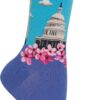 Hot Sox Women’s Fun USA Travel & Cities Crew Socks-1 Pair Pack-Cool & Artistic Gifts