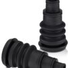 2 PCS Universal Firewall Boots, Safe and Convenient Firewall Boot 3/8″ to 1″ Diameter Wire Bundles, Automotive Rubber Quick and Easy Grommet for Running Cable, Car Accessories