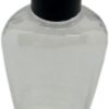 4 oz Clear PET Naples Oval Bottles with Black Disc Cap – BPA-Free and Break-Resistant – Perfect for Lotions, Creams, and Beauty Essentials (2 pack)