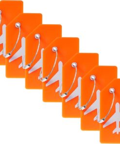 7 Pack Silicone Luggage Tag for Suitcases with Stainless Loop, TSA Approved, Privacy Protection Travel Essentials Bag Tags by Gostwo