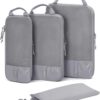 BAGSMART 6 Set/4 Set/2 Set Compression Packing Cubes for Travel, Lightweight Vacation Travel Essentials, Travel Accessories for Suitcase Organizer Bags Set, Durable Luggage Organizer Travel Bags