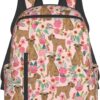 Brussels Griffon Dog Floral backpack business travel anti theft durable backpack college daypacks for women & men