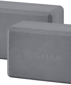 Gaiam Yoga Block – Supportive Latex-Free Eva Foam – Soft Non-Slip Surface with Beveled Edges for Yoga, Pilates, Meditation – Yoga Accessories for Stability, Balance, Deepen Stretches