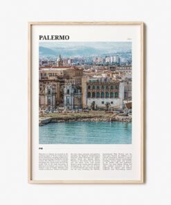 Generic Palermo Travel Poster, Palermo Wall Art, Palermo Poster Print, Palermo Photo, Palermo Decor, Italy, Palermo Travel Print Art,207, 11 x 17 Inches, 16 x 24 Inches. 24 x 36 Inches, white
