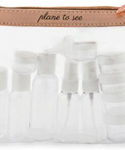 MIAMICA Women’s Clear Travel Bottle Kit