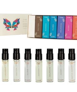 Mini Perfume Gift Set, Pack of 7 Scents, Natural Fragrance Mists for Women, Petite Discovery Kit Sampler