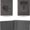 Rico Industries NCAA Alabama-Birmingham Blazers Gray Laser Engraved Front Pocket Wallet Laser Engraved Front Pocket Wallet – Compact/Comfortable/Slim
