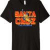 Santa Cruz California Epic Skeleton Skater Premium T-Shirt