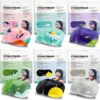 Steam Eye Mask 6 Packs for Dry Eyes and Puffiness Helping Sleep with Melatonin Steam Moisture Self Inflate Heated from Korea