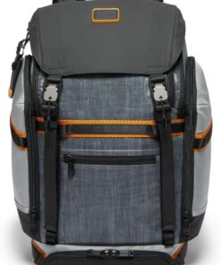 TUMI – Alpha Bravo Expedition Flap Backpack – Large Carry On Backpack – 21.0″ X 12.5″ X 7.5″ – Fits up to 17″ Laptop – Steel