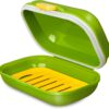 Travel Soap Case, 100% Leakproof Soap Box with Lid, Bar Soap Holder for Traveling, Draining Soap Dishes for Bathroom, Shower, Gym, School, Camping, Vacation, Outdoor,Travel Essentials