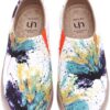 UIN Women’s Artistic Slip-On Shoes Vibrant Floral Casual Loafers Lightweight Comfortable Travel Footwear