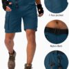 Viodia Men’s Hiking Cargo Shorts Stretch Tactical Shorts for Men with 8 Pockets Quick Dry Lightweight Shorts for Work Fishing