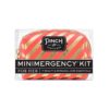 Pinch Provisions Candy Stripe Minimergency Kit, Includes 17 Travel-Sized Cosmetic Essentials, Convenient for Purses, Emergency Beauty Accessories, Gifts for Holiday’s & Birthday’s, Orange