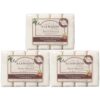 A LA MAISON Sweet Almond Bar Soap -Uses: Hand and Body, Triple Milled, Essential Oils, Biodegradable, Plant Based, Vegan, Cruelty-Free, Alcohol & Paraben Free (12 Bars of Soap, 3.5 oz)