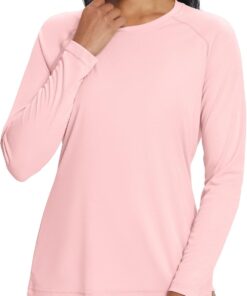 BALEAF Women’s UPF 50+ Sun Shirts Long Sleeve UV Protection Rash Guard Lightweight Quick Dry SPF Hiking Tops Outdoor