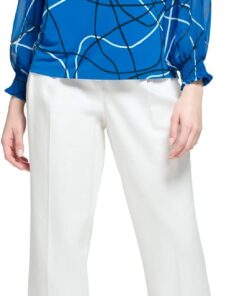 Calvin Klein Womens Sportswear Printed,Harbor/BK/SF WHT,S