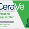 CeraVe Hydrating Cleanser Bar – Soap-Free Body and Facial Cleanser with 5% Moisturizing Cream – 4.5 Ounce Bar