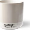 Copenhagen Design Pantone Cortado Cup – Insulated, Double Wall Coffee Cup/Mug – Porcelain – 6.4oz, Warm Gray 02