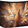 Cosmetic Bag Abstract Phoenix Portable Toiletry Bag Large Capacity Travel Makeup Bag Beauty Makeup Organizer for Full-Sized Shampoo Conditioner Brushes Set Makeup Accessories