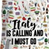 Decohim Travel Gifts Chicago Italy Paris New York Nashville Canvas Tote Bag, City Souvenirs Beach Shopping Grocery Bags