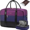 LOVEVOOK Weekender Travel Duffel Bag, Personal Item Duffle Bags for Women with Laptop Compartment, Overnight Bag with Toiletry Bag, Yoga Gym Bag with Wet Pocket, Hospital Bag for Labor and Delivery