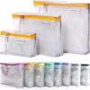 MUMI Travel Toiletry Bag Set 3 Water-Resistant Bags for Toiletries, Makeup, Shaving Essentials, Portable Organizer for Men & Women, Perfect for Travel Essentials