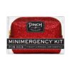 Pinch Provisions Glitter Minimergency Kit, Includes 17 Travel-Sized Cosmetic Essentials, Convenient for Purses, Emergency Beauty Accessories, Gifts for Holiday’s & Birthday’s, Red