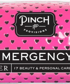 Pinch Provisions Sweetheart Minimergency Kit, Includes 17 Travel-Sized Cosmetic Essentials, Convenient for Purses, Emergency Beauty Accessories, Gifts for Valentine’s Day & Birthday’s