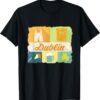 Visit Dublin Symbols City Lover Journeys Travel Tour T-Shirt