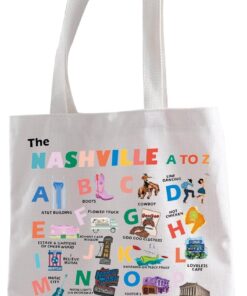 XYANFA Nashville gift Nashville Tote Bag Girls Trip Gift Nashville Travel Gift Nashville city Gift Nashville Shopping Bag
