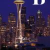 B: Seattle City Skyline Themed Letter “B” Initial Monogram Name Lined Notebook / Journal / Diary for Writing Notes | Perfect Personalized Gift for Men, Women, Teens, Girls, Boys
