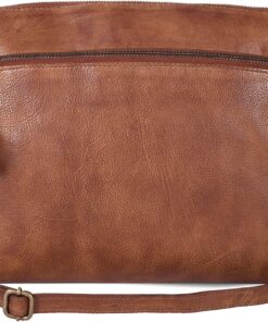Leather Crossbody Bags for Women – Ladies Crossbody Purses – Medium Size Crossover Sling Bags – Women’s Leather Handbags