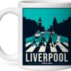 Liverpool England Mug Women Men Ceramic Mugs Tea Coffee Cup with Handle Cute White – 11 oz Funny Novelty Nice Graphic Design Print for Kitchen ID44994