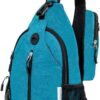 |Not Made In China| Crossbody Sling Backpack, Sling Bag For Travel and Hiking, Chest Bag