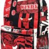 Pro Specialties Group Chicago Bulls basketball travel backpack, hiking, gym Backpack durable bag designed for men and women. Ideal for Adults, extra-large & waterproof use for various activities