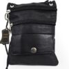 Soft Leather Neck ID/Passport Wallet/Holder, Black