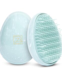 Travel Brush – Mini Hair Brush for Women Teens Kids – Scalp Massager Hair Care – Small Portable Brush – Thick, Curly, Straight, Wet, Dry – Compact Detangler – Purse Essentials – Sensory