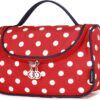 Yeiotsy Cosmetic Bag, Toiletry Bag, Polka Dots Travel Cosmetic Organizer Makeup Bag for Women