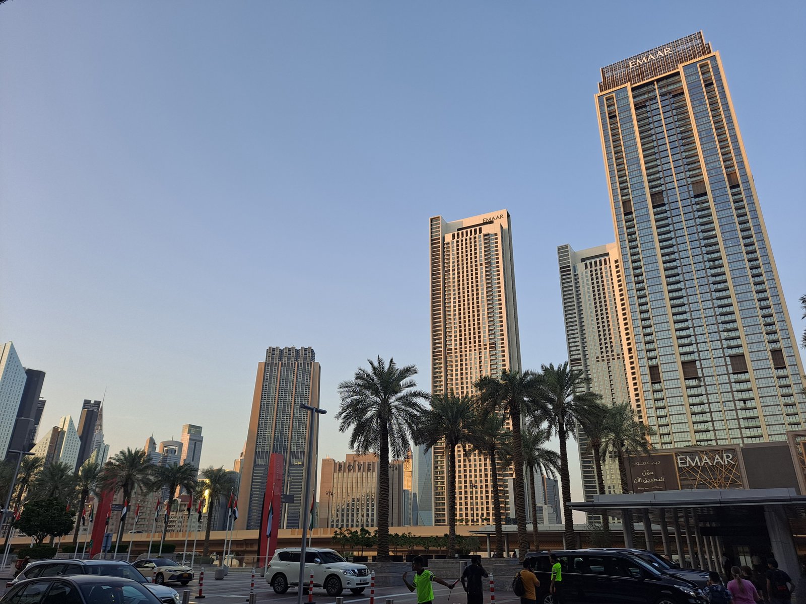 Exterior of Dubai Mall in Downtown Dubai, a short walk from the Burj Khalifa